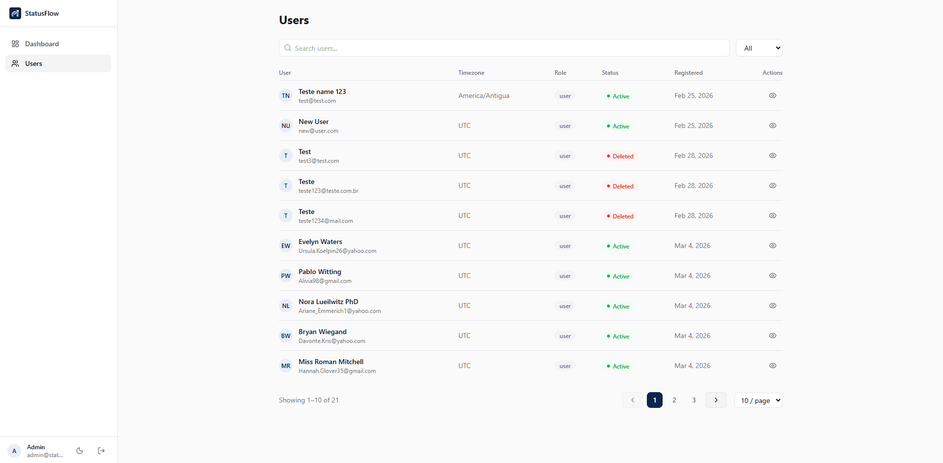 Status Flow screenshot 3